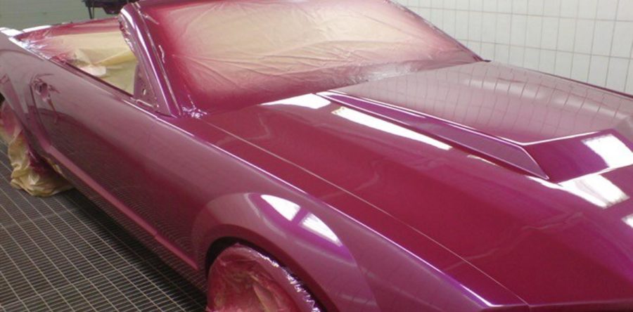 Oldtimer Sonderlackierung Ford Mustang GT