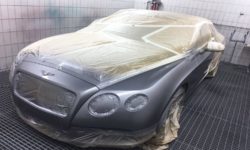 Klarlack Lackierung Bentley