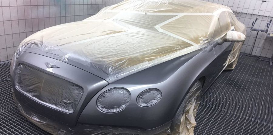 Klarlack Lackierung Bentley