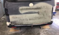 VW T5 Heckklappe Vorarbeiten