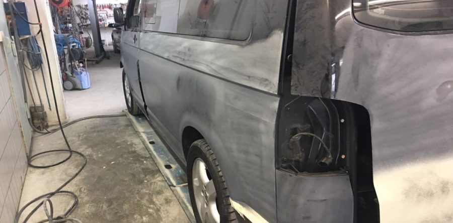 VW T5 Seitenwand Heckklappe
