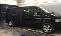 VW T5 Seitenwand frisch lackiert