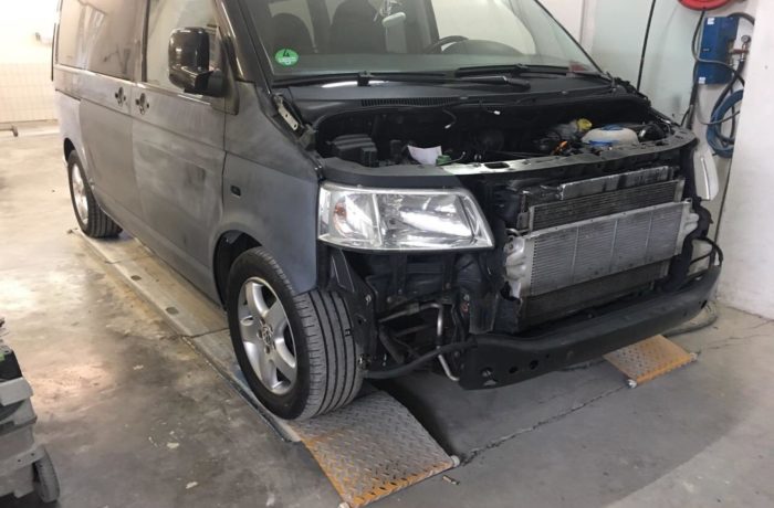 VW T5 Vorarbeiten schleifen