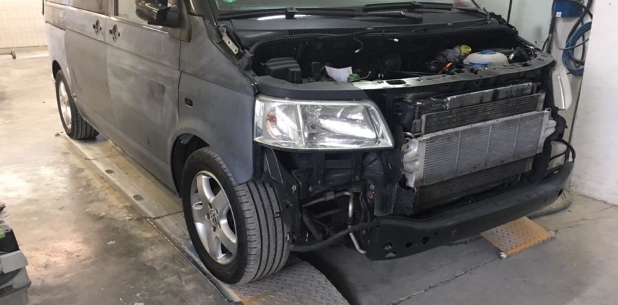 VW T5 Vorarbeiten schleifen