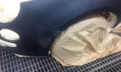 Vorarbeiten am Fiat 500