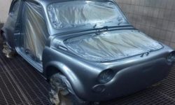 Fiat 500 giannini Endlackierung